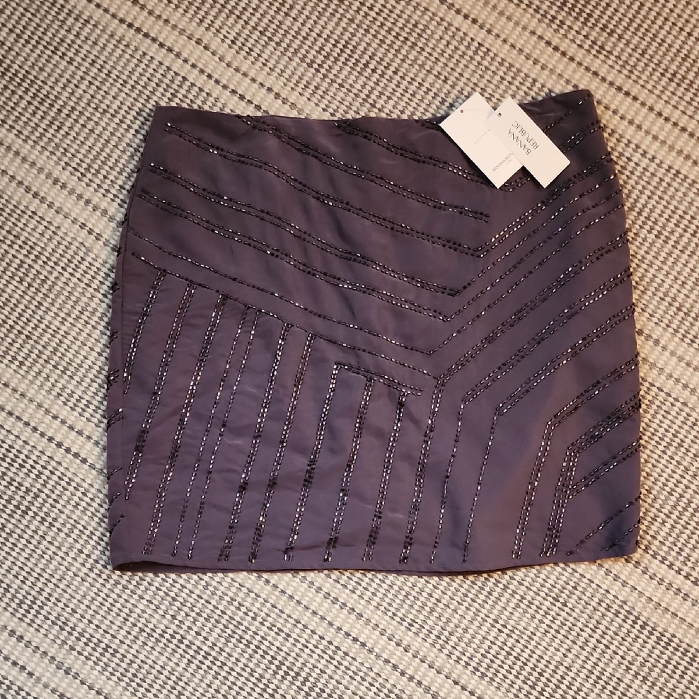 NWT Banana Republic Beaded Skirt